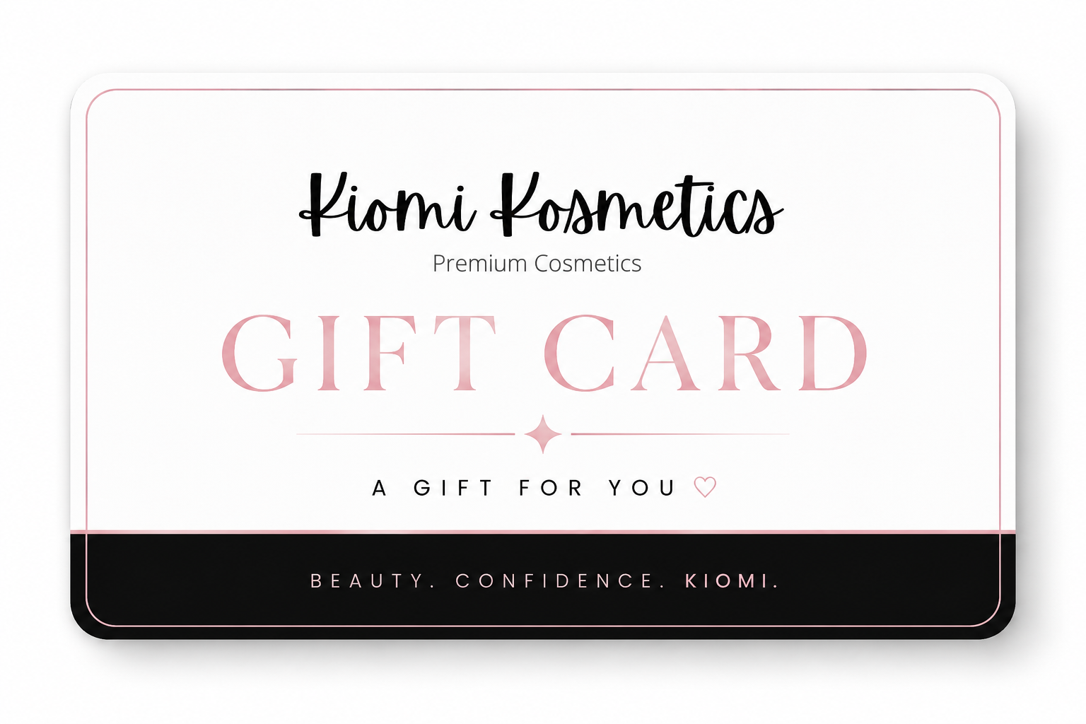 Kiomi Kosmetics Digital Gift Card